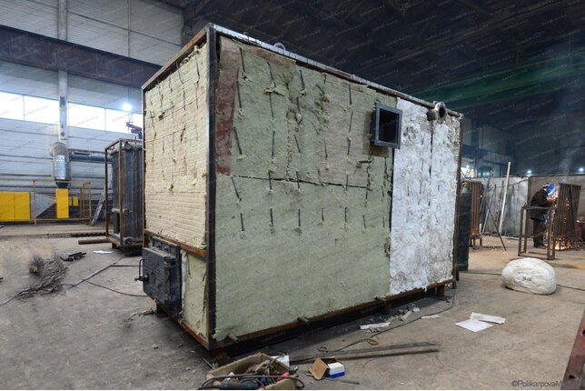 Изготовление котла 1.25 МВт работающего без дымососа