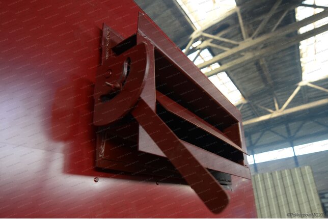 Шибер газохода к твердотопливному котлу 2.5 МВт