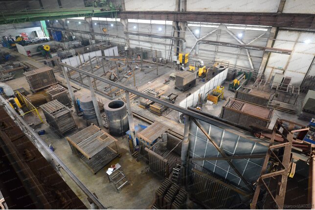 Газовый котел 2.5 МВт производство