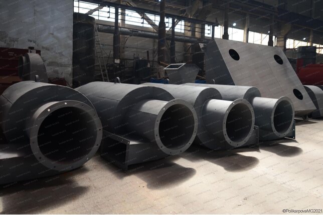 Изготовление промышленных циклонов ЦН 11 500 4СП