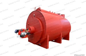 Котел паровой 1500 кг 130 С на газе